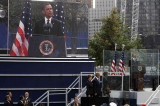 Obama lee el Salmo 46 en el décimo aniversario del 11S